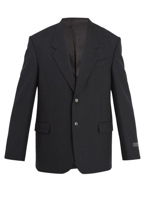 Matchesfashion.com Balenciaga - Single Breasted Blazer - Mens - Black