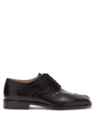 Mens Shoes Maison Margiela - Tabi Split-toe Leather Derby Shoes - Mens - Black