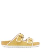 Matchesfashion.com Birkenstock X Il Dolce Far Niente - Arizona Mustard Suede Sandals - Mens - Yellow