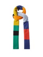 The Elder Statesman - Fun Striped Cashmere Scarf - Womens - Yellow Multi