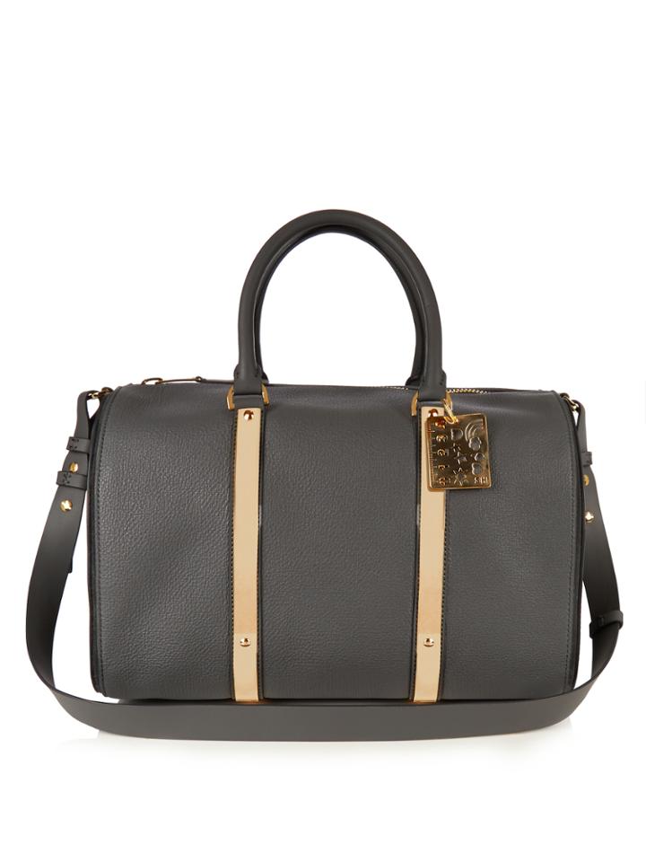 Sophie Hulme Charlton Leather Bowling Bag