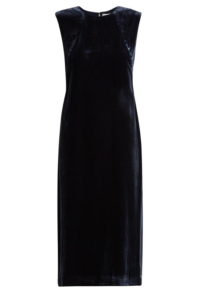 Elizabeth And James Michelle Cut-out Side Velvet Dress