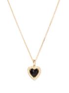Matchesfashion.com Anissa Kermiche - Black Heart Diamond, Onyx & 14kt Gold Necklace - Womens - Black Multi