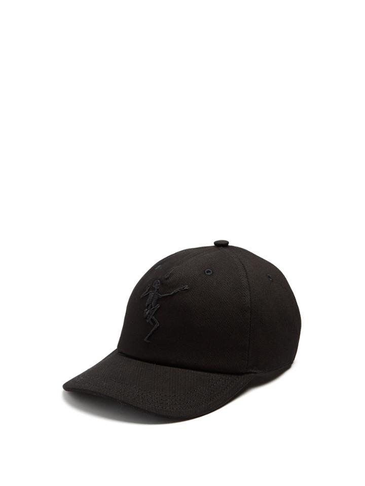 Alexander Mcqueen Skeleton-embroidered Cap