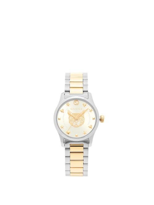 Gucci - G-timeless Mystic Cat Watch - Womens - Silver