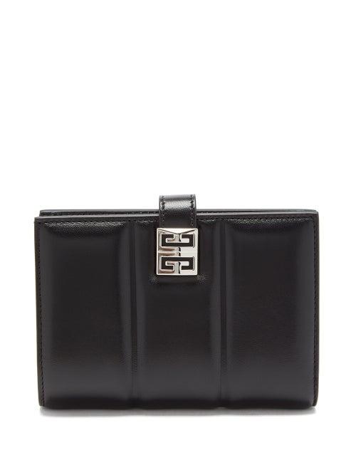 Givenchy - 4g Logo-plaque Leather Wallet - Womens - Black