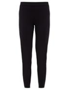 Matchesfashion.com Moncler - High Rise Cropped Leggings - Womens - Black