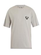 True Religion Buddha And Logo-print Cotton-jersey T-shirt