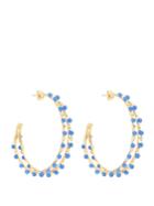 Rosantica By Michela Panero Angola Bead-embellished Hoop Earrings