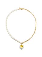 Ladies Jewellery Joolz By Martha Calvo - All Smiles Pearl & 14kt Gold-plated Choker - Womens - Pearl