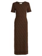 Fendi Logo-print Jersey Dress