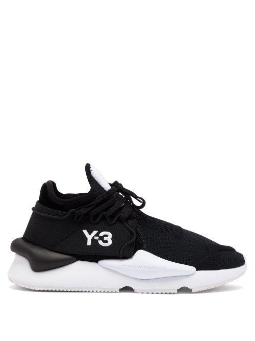Matchesfashion.com Y-3 - Low Top Trainers With Detachable Panel - Mens - Black