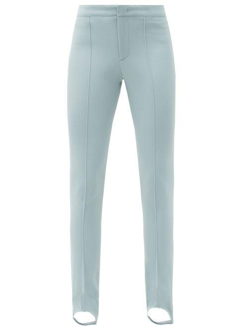 Matchesfashion.com Moncler Grenoble - Stirrup Skinny-fit Ski Trousers - Womens - Light Blue