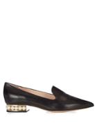 Nicholas Kirkwood Casati Pearl-heeled Leather Loafers