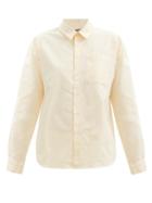 Matchesfashion.com A.p.c. - Boyfriend Striped Cotton Shirt - Womens - Yellow