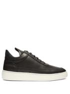 Filling Pieces Low-top Waxed-leather Trainers