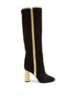 Saint Laurent Loulou Suede Knee-high Boots
