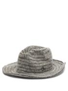 Matchesfashion.com Fil Hats - Inverness Wool Hat - Womens - Grey