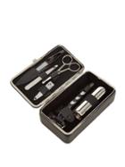Matchesfashion.com F. Hammann - Leather Shaving And Manicure Set - Black