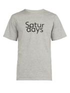 Saturdays Nyc Logo-printed Cotton T-shirt