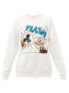 Matchesfashion.com Gucci - X Disney Donald Duck-print Cotton Sweatshirt - Womens - White