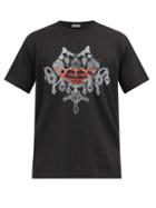 Matchesfashion.com Givenchy - Necklace-print Cotton-jersey T-shirt - Mens - Black