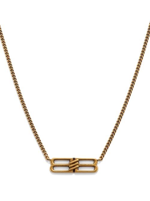 Balenciaga - License Bb-logo Necklace - Womens - Gold