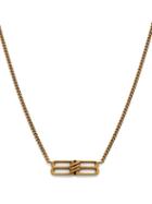 Balenciaga - License Bb-logo Necklace - Womens - Gold