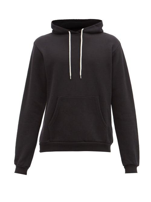 John Elliott - Beach Cotton-jersey Hooded Sweatshirt - Mens - Black