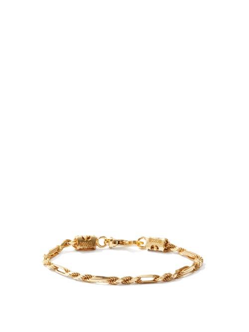 Matchesfashion.com Emanuele Bicocchi - 24kt Gold-plated Sterling-silver Bracelet - Mens - Gold