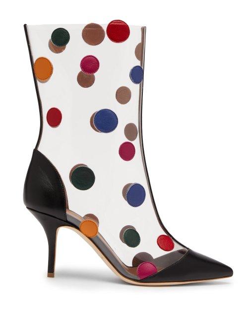 Matchesfashion.com Malone Souliers By Roy Luwolt - X Ungaro Katoucha Ankle Boots - Womens - Black Multi