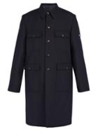 Matchesfashion.com Balenciaga - Military Single Breasted Wool Coat - Mens - Navy