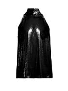 Matchesfashion.com Galvan - Galaxy Sequin Embellished Top - Womens - Black