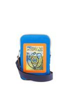Matchesfashion.com Eye/loewe/nature - Logo-jacquard Canvas Crossbody Bag - Mens - Blue