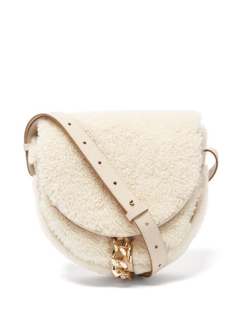 See By Chlo - Mara Shearling Cross-body Bag - Womens - Beige