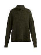Matchesfashion.com By. Bonnie Young - Boucl Cashmere Blend Sweater - Womens - Green