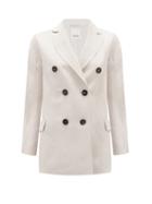 Matchesfashion.com S Max Mara - Oronte Jacket - Womens - Ivory