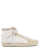 Golden Goose Deluxe Brand Super Star High-top Leather And Suede Trainers