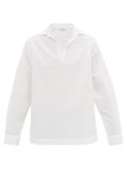 Matchesfashion.com Orlebar Brown - Ridley Waffle Cotton Shirt - Mens - White