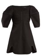 Ellery Utopian Contrast-stitch Cotton-twill Mini Dress