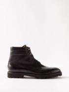 John Lobb - Alder Lace-up Leather Boots - Mens - Black