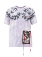 Charles Jeffrey Loverboy - Tie-dyed Cotton-jersey T-shirt - Mens - Purple
