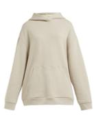 Matchesfashion.com Raey - Japanese Cotton Jersey Hooded Sweatshirt - Womens - Grey