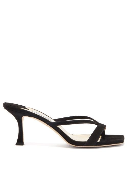 Matchesfashion.com Jimmy Choo - Maelie 70 Leather Sandals - Womens - Black
