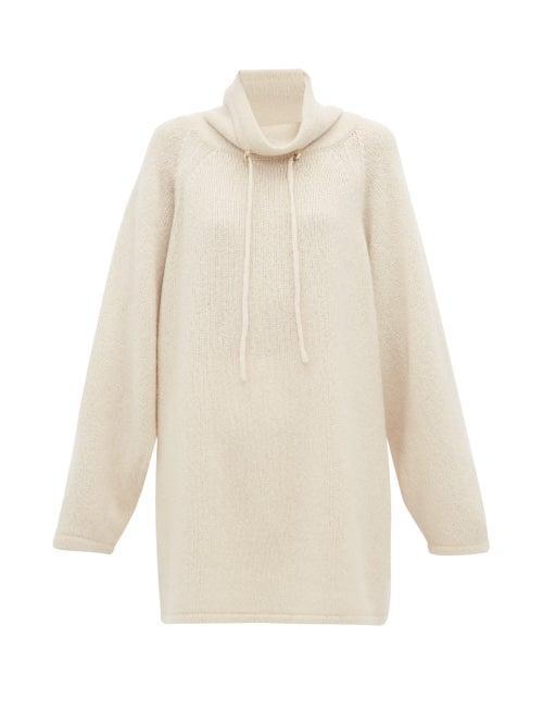 Matchesfashion.com The Row - Myrnia Cashmere Blend Sweater - Womens - Ivory