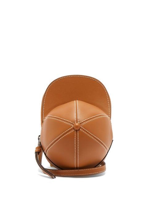 Matchesfashion.com Jw Anderson - Cap Midi Leather Cross-body Bag - Womens - Tan