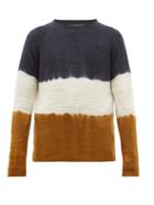 Matchesfashion.com Denis Colomb - Hand Dyed Cashmere Sweater - Mens - Yellow Multi