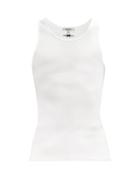 Matchesfashion.com Phipps - Logo-embroidered Organic-cotton Tank Top - Mens - White