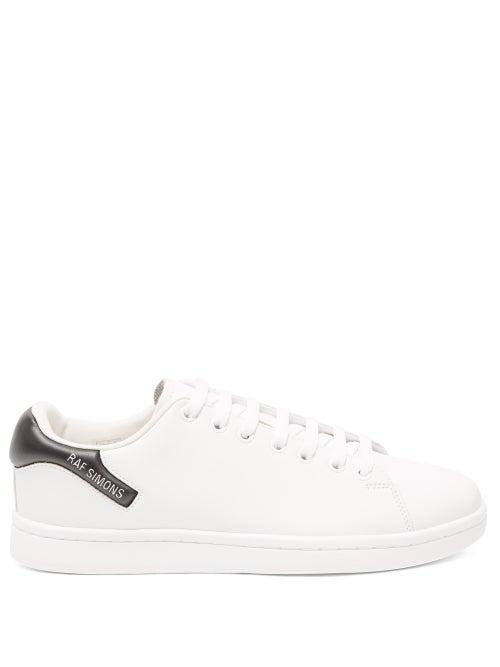 Matchesfashion.com Raf Simons - Orion Leather Trainers - Womens - White Black