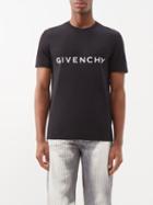 Givenchy - Logo-print Slim-fit Cotton-jersey T-shirt - Mens - Black